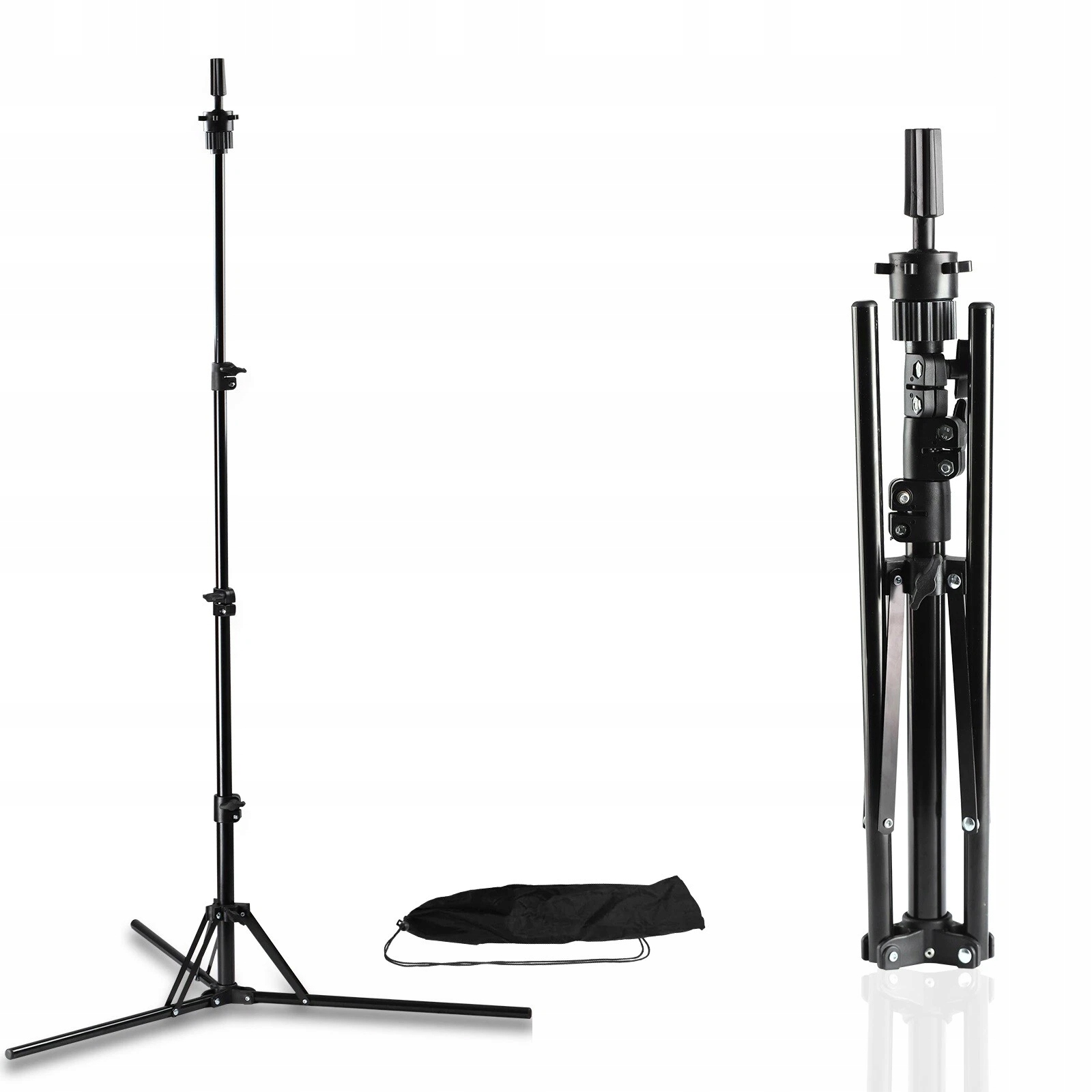 Stativový Kadeřnický Stojan Pro Tréninkovou Hlavici 1.6 M S Taškou, Nastavitelný