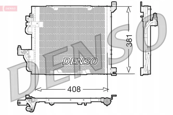 Denso DCN20012 конденсатор, радиатор кондиционера