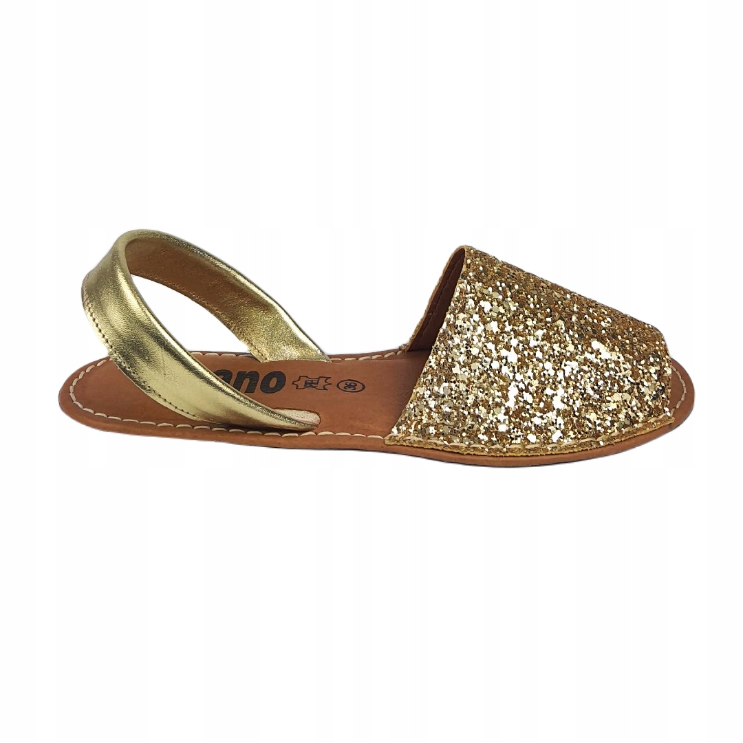 Dámské sandály Verano 2275 Champagne Glinter 38, zlaté