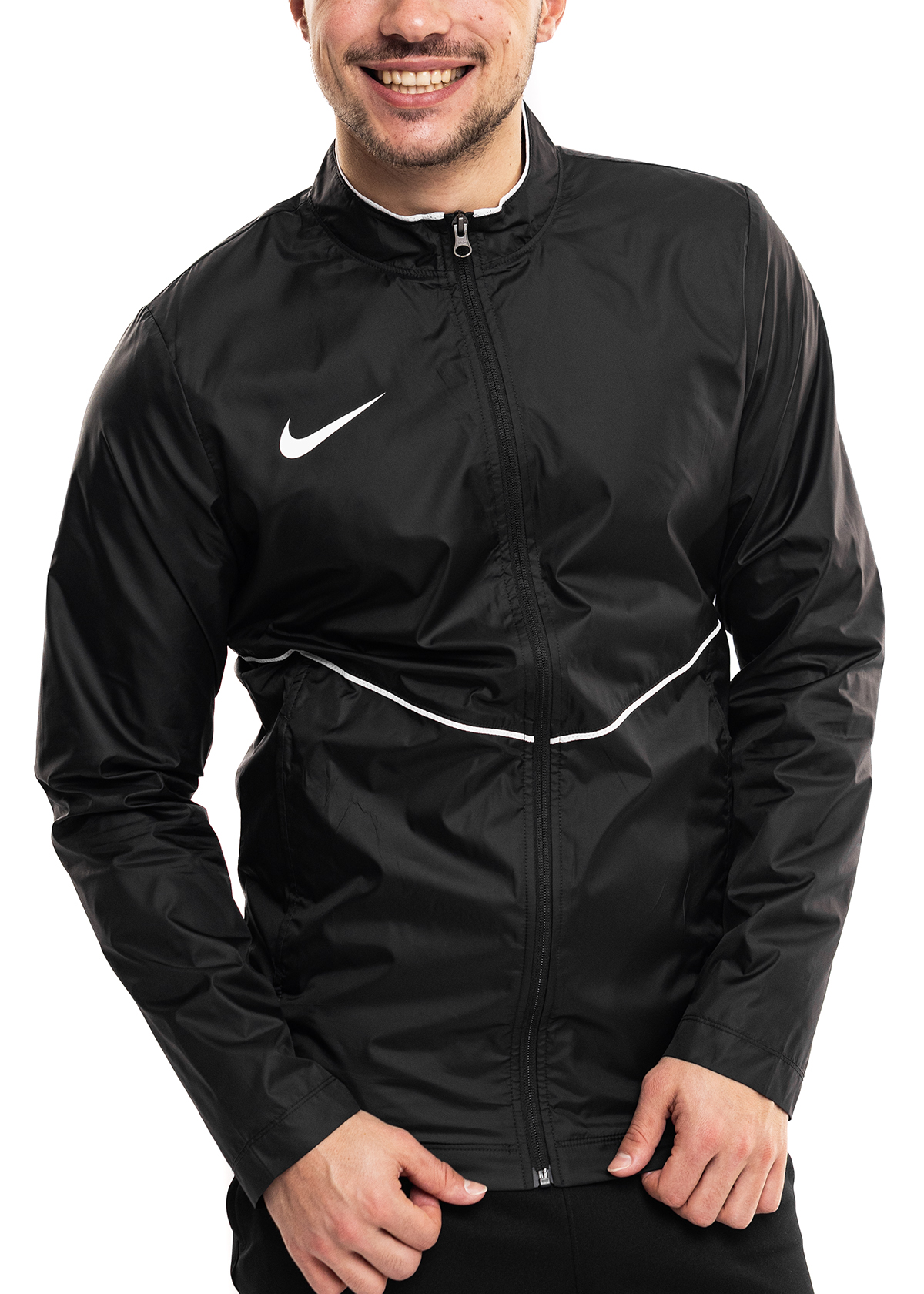 Pánská bunda Nike Park 26 proti dešti, sportovní, lehká bez kapuce, velikost L