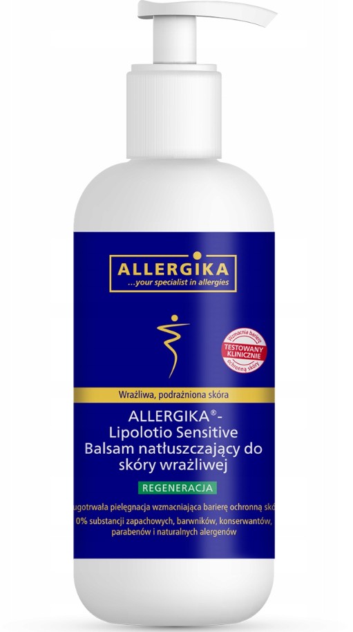 Allergika Lipolotio Sensitive XXL 500ml balsam Azs skóra sucha