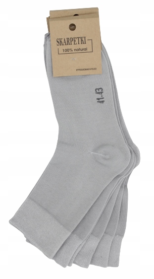 

5x Skarpety Bawełniane 41-43 Trwałe Produkt Polski