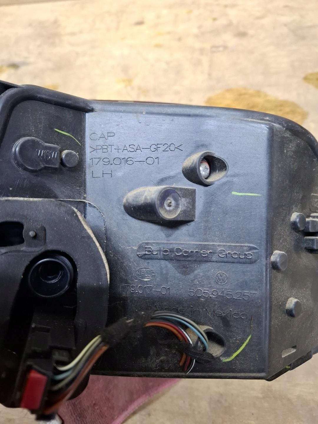light rear left side Volkswagen Beetle A5 2016 5C5945095H