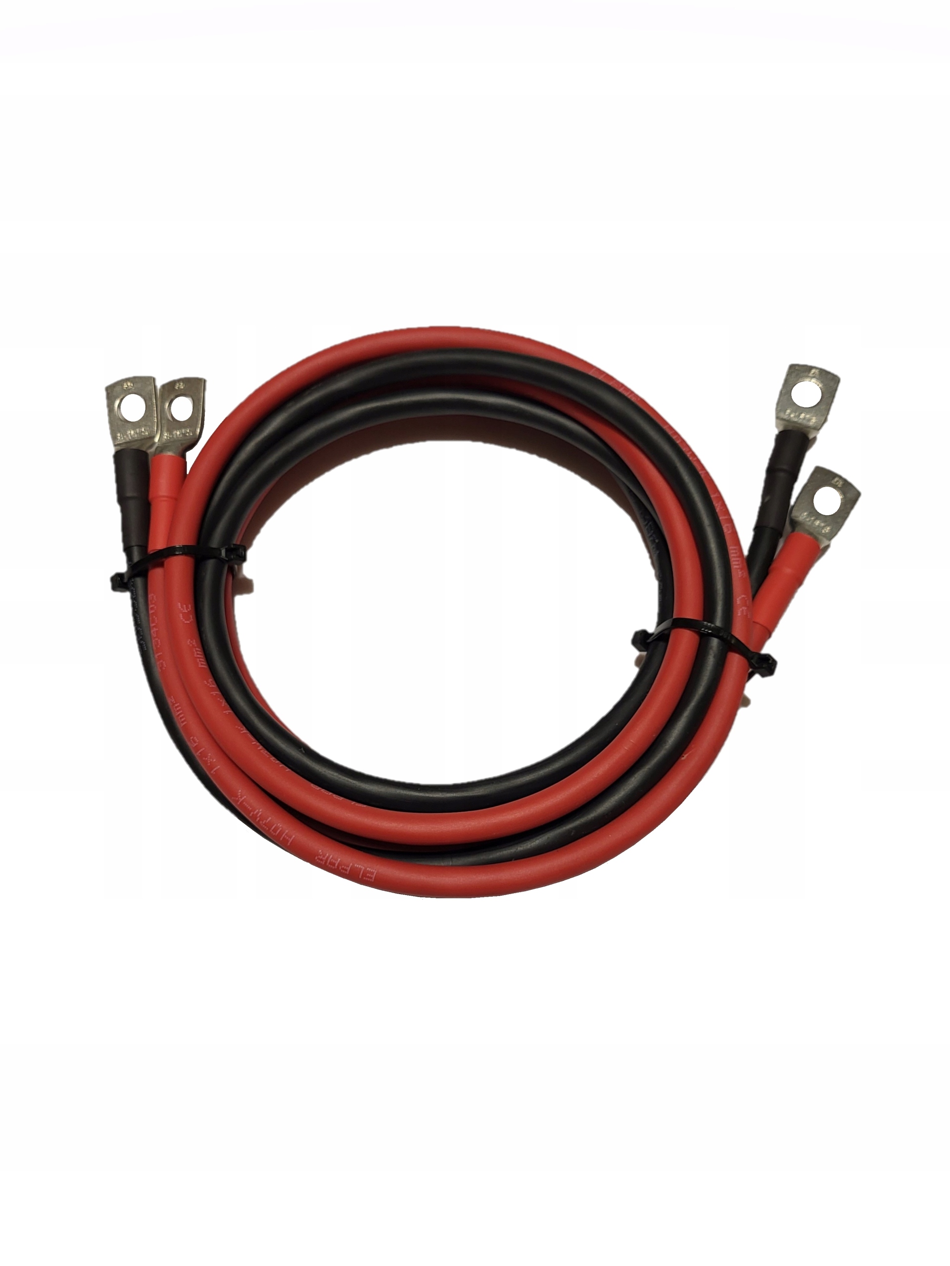 Propojovací kabel pro baterii LgY 2ks 220 cm M12 50 mm2 gelový Agm kabel
