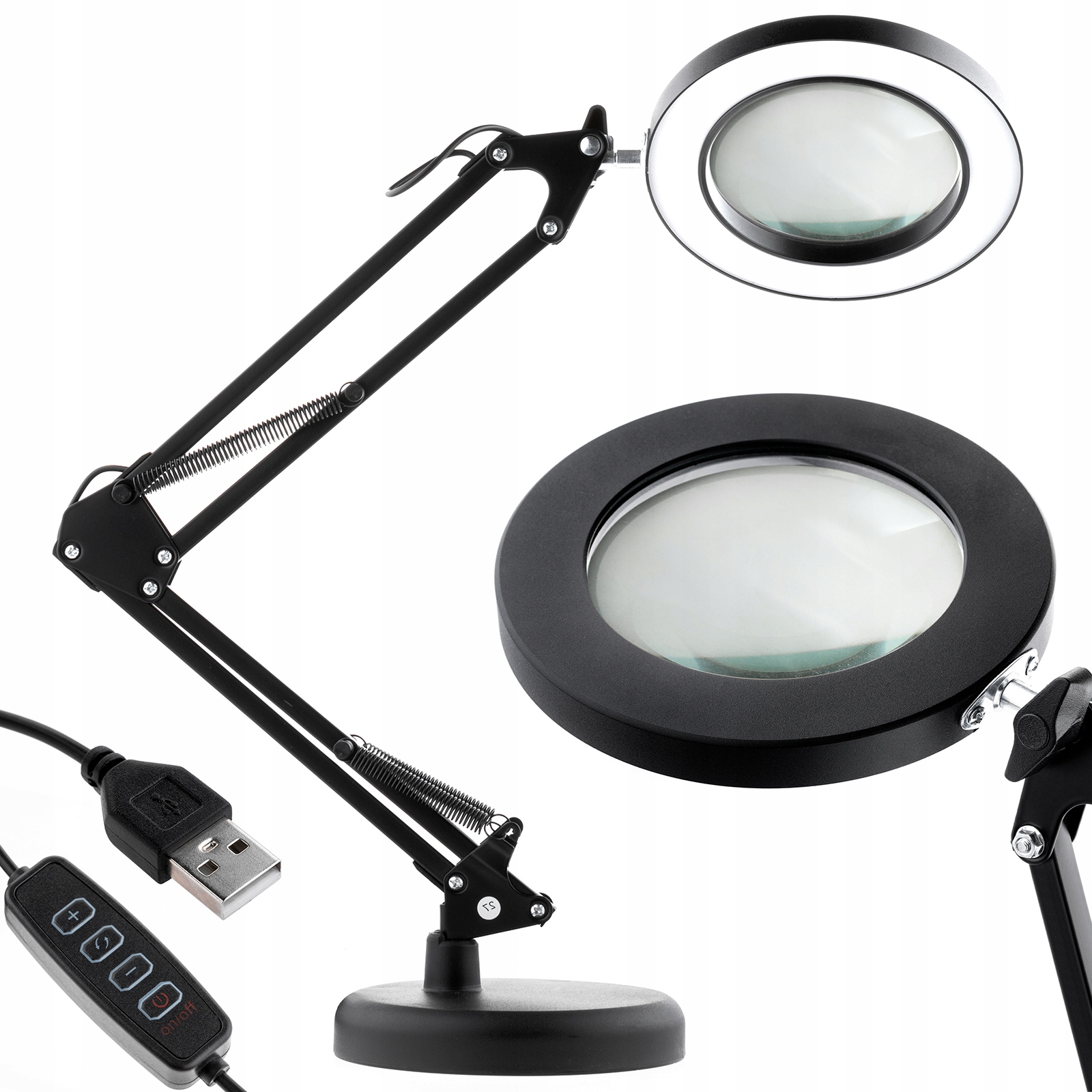 

Lampka Biurkowa Kreślarska Led 8x Lupa Cct Szkolna