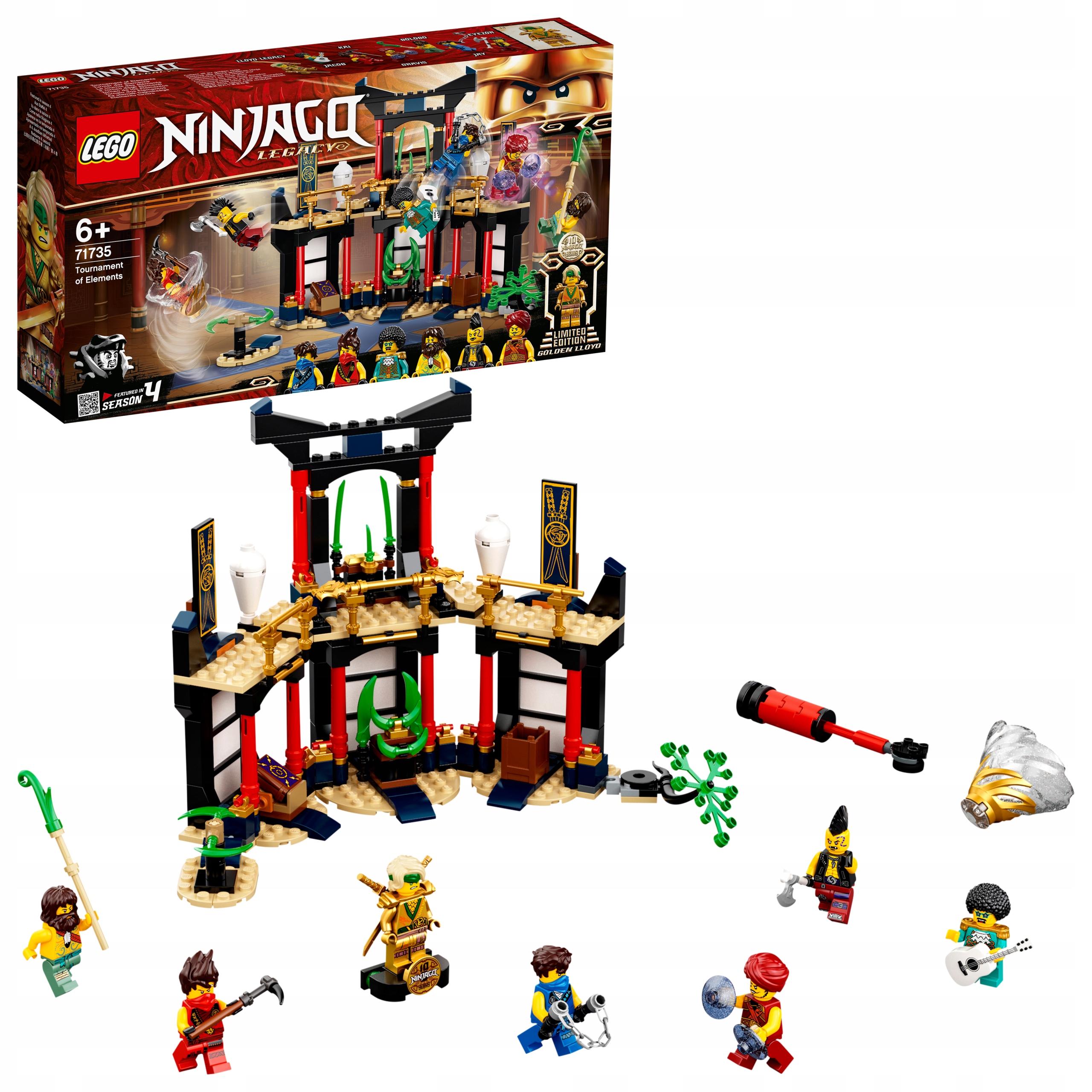 Zestaw Lego Ninjago 71735 Turniej Żywiołów W Wiosce Ninja
