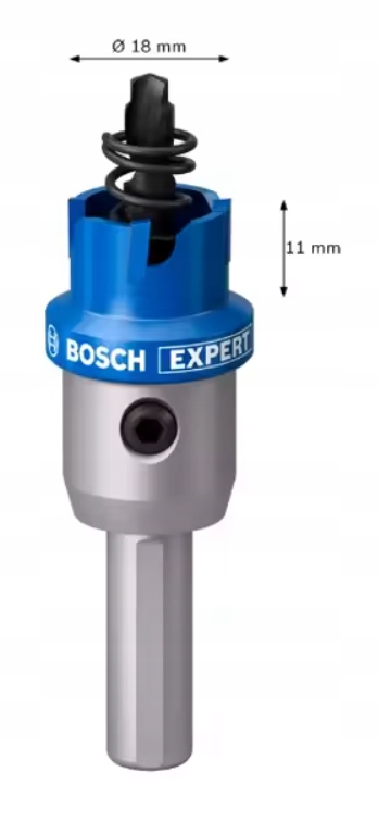 BOSCH PIŁA OTWORNICA KORONKA EXPERT Sheet Metal 18 mm Stan opakowania oryginalne