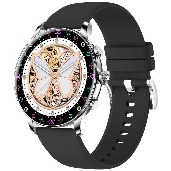 Chytré Hodinky Dámský Hagen HC60.111.534 černý pásek