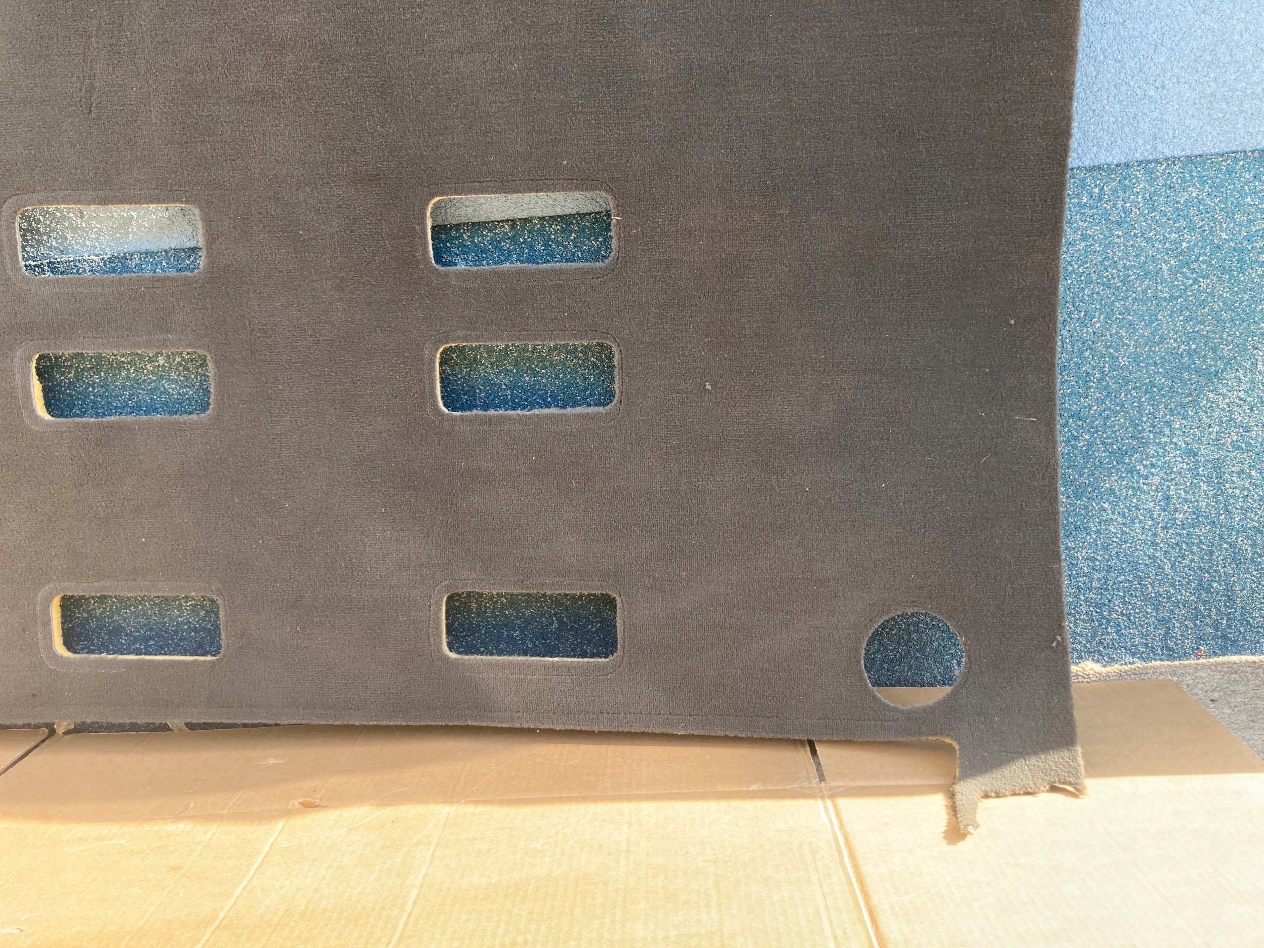 VW T5 Caravelle floor mats rear part carpet rear