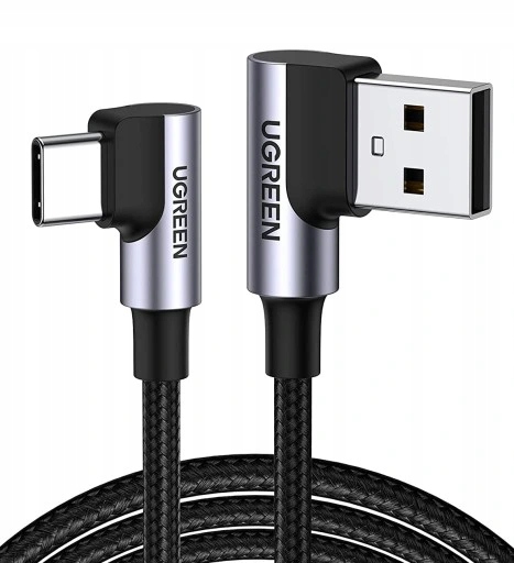 

Kabel Przewód Usb Do Usb-c Kątowy Ugreen 3A 0.5M