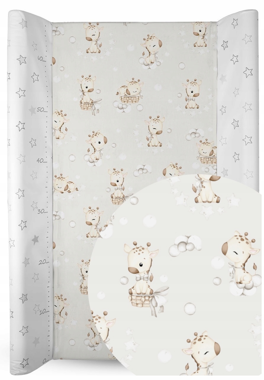 Простыня для пеленального столика с эластичной лентой 70 см хлопок BABYMAM