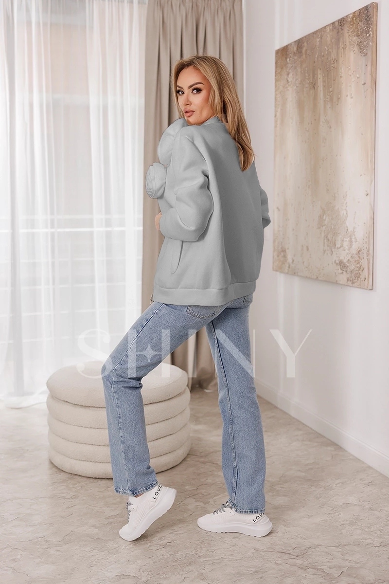 Pléd Se Stojáčkem 16023 Šedá Univerzální