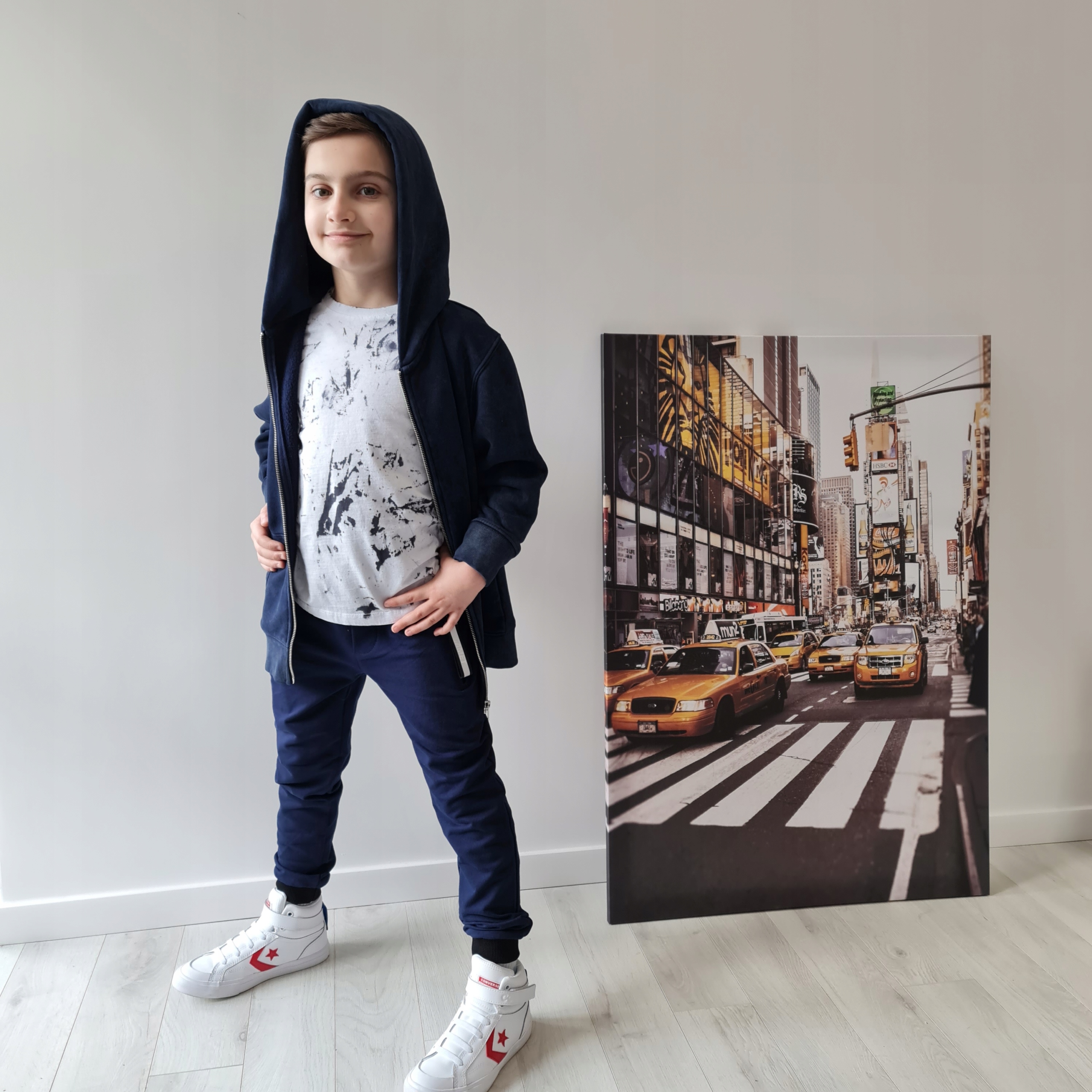 CHŁOPIĘCE spodnie DRESOWE kieszenie na ekspres 164 Rozmiar (new) 164