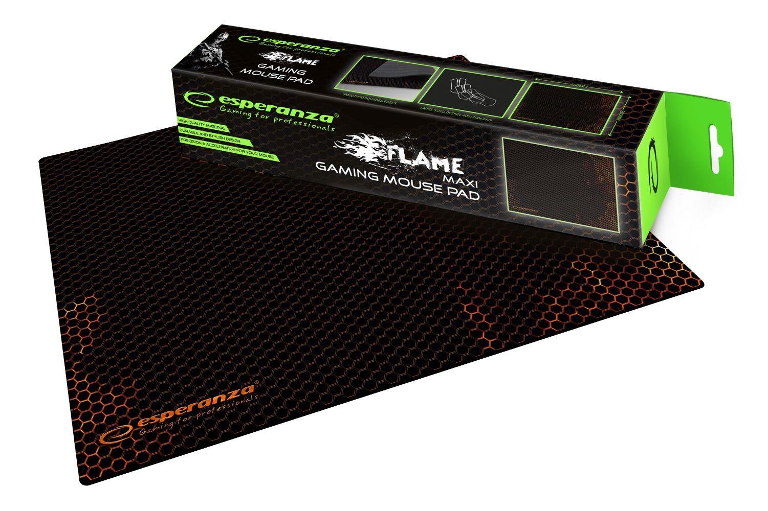 Esperanza Podkładka pod mysz Esperanza EGP103R Gaming Flame maxi