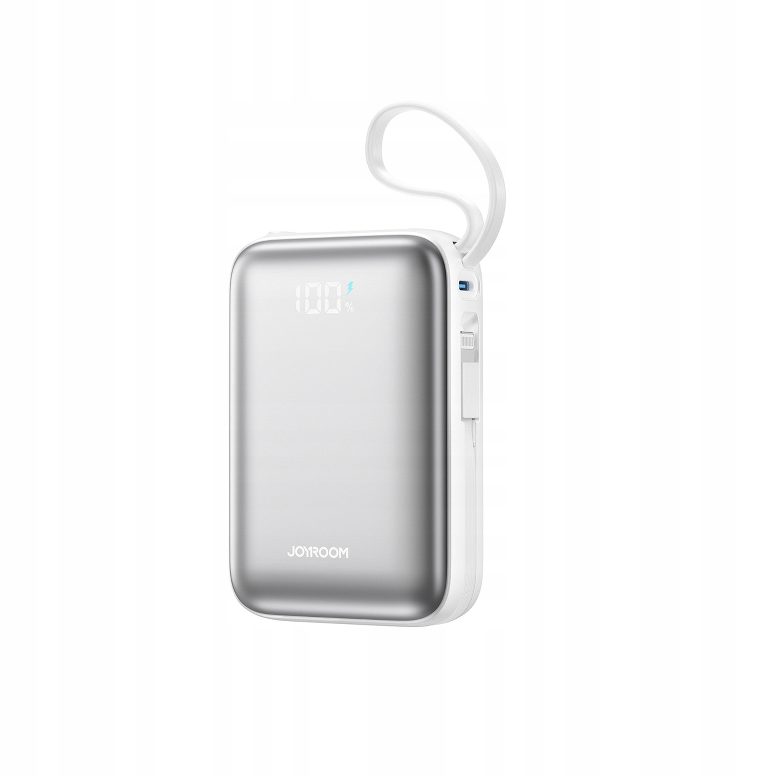 Powerbanka 20000 mAh 22.5W Usb-c s dvojitým kabelem bílá