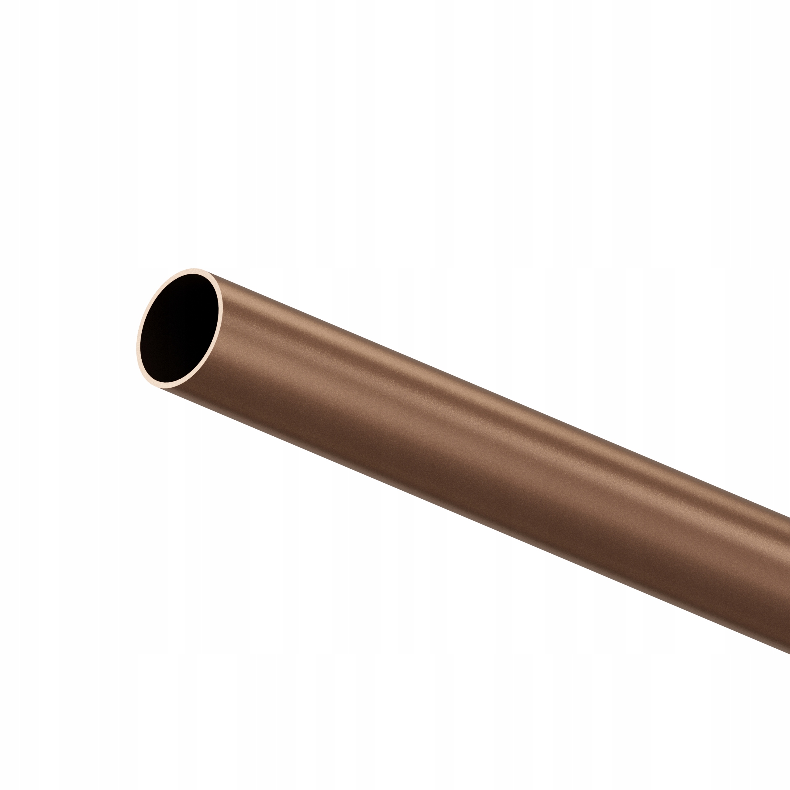 Trubka tyč do šatní skříně na nábytkové oblečení Ø 32 mm x 1,5 Měděná 295 cm