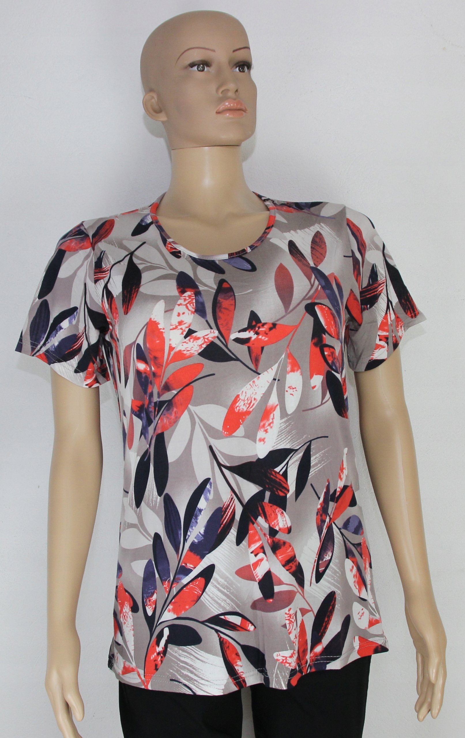 Bluzka KOSZULKA kobieca modny wzór XXXL 3XL