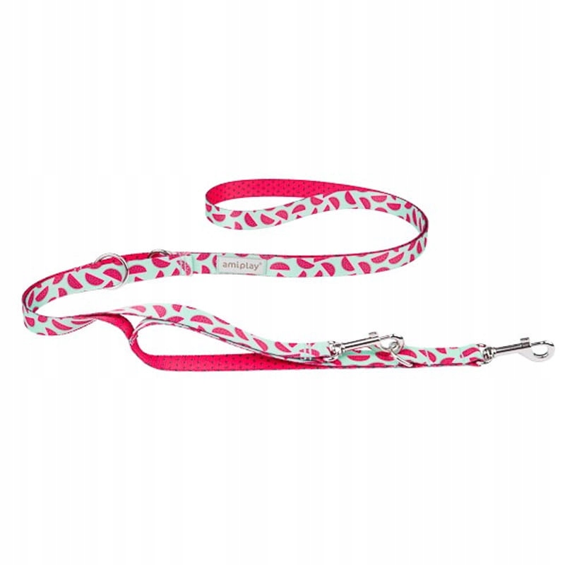 Levně Amiplay Vodítko 7 v 1 BeHappy M Watermelon