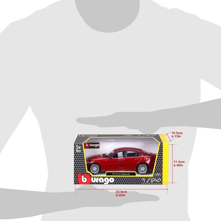 Alfa Romeo Giulia 1:24 model Bburago 18-21080 Wiek dziecka 3 lata +