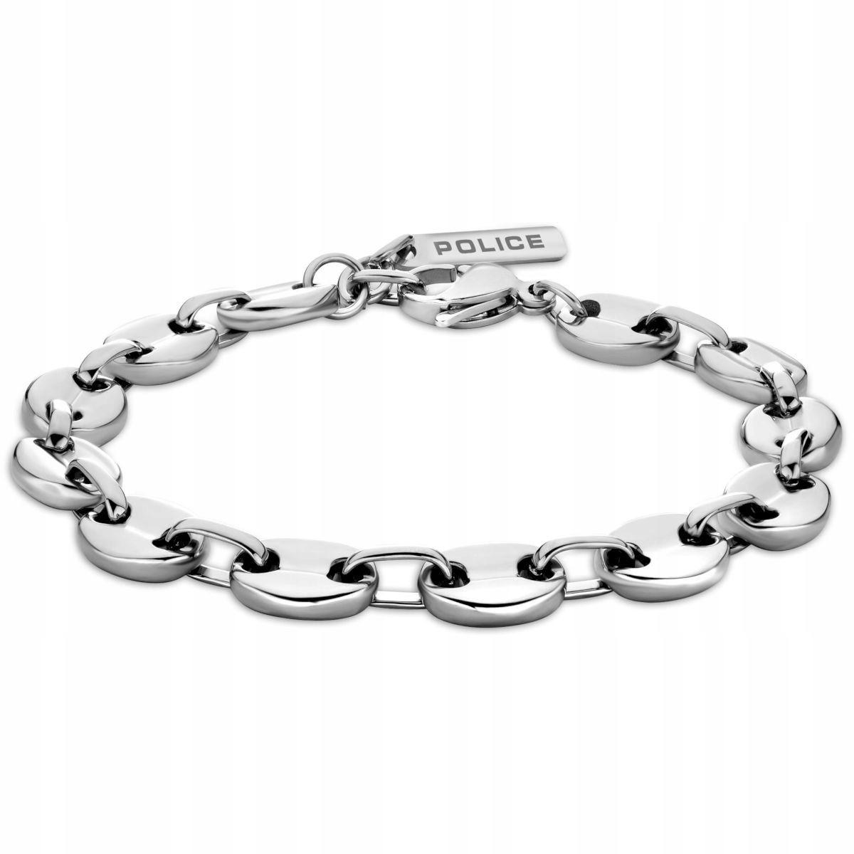 Stříbrný pánský náramek masivní řetěz Police Unyielding PEAGB0007701