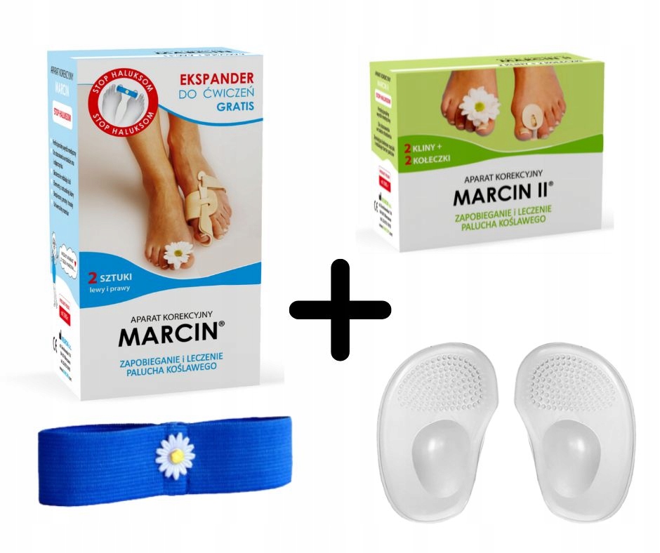 

Komplet Na Haluksy Marcin i Marcin Ii+wkładki