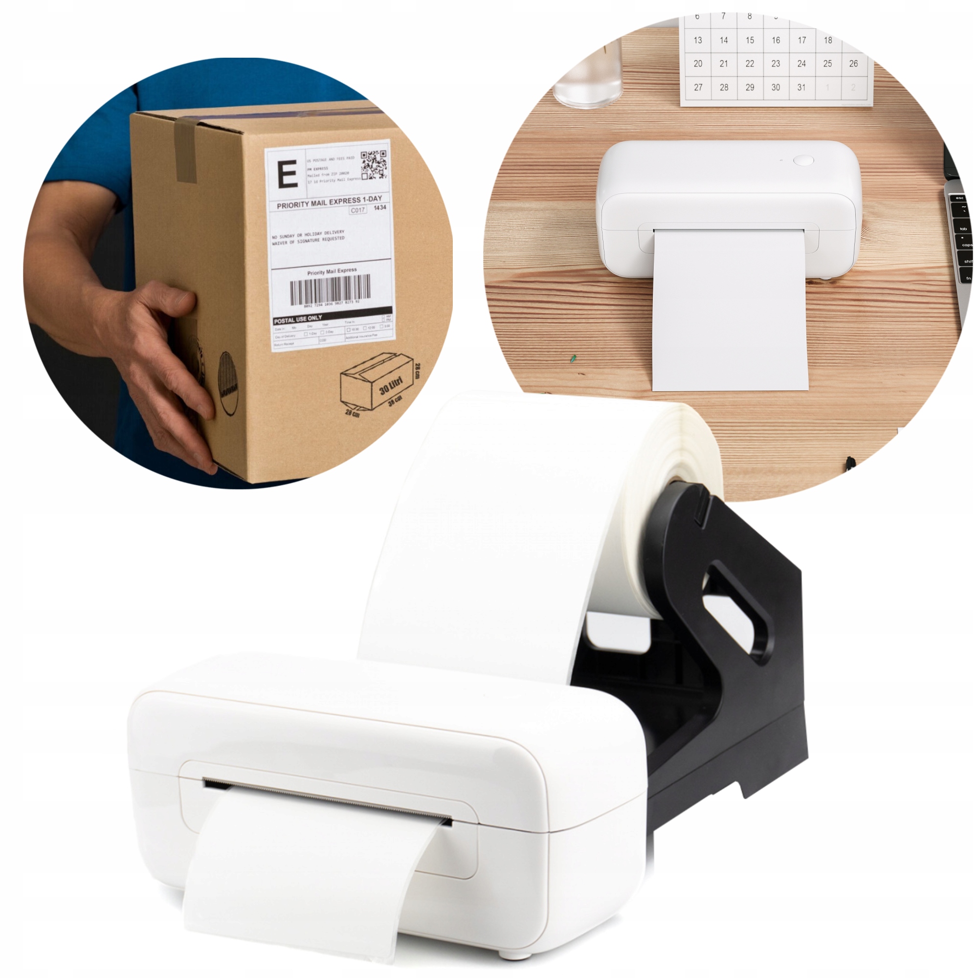 Tlačiareň kuriérskych štítkov Aimo AM246S 104 mm 203DPI Dpd Ups Inpost Gls