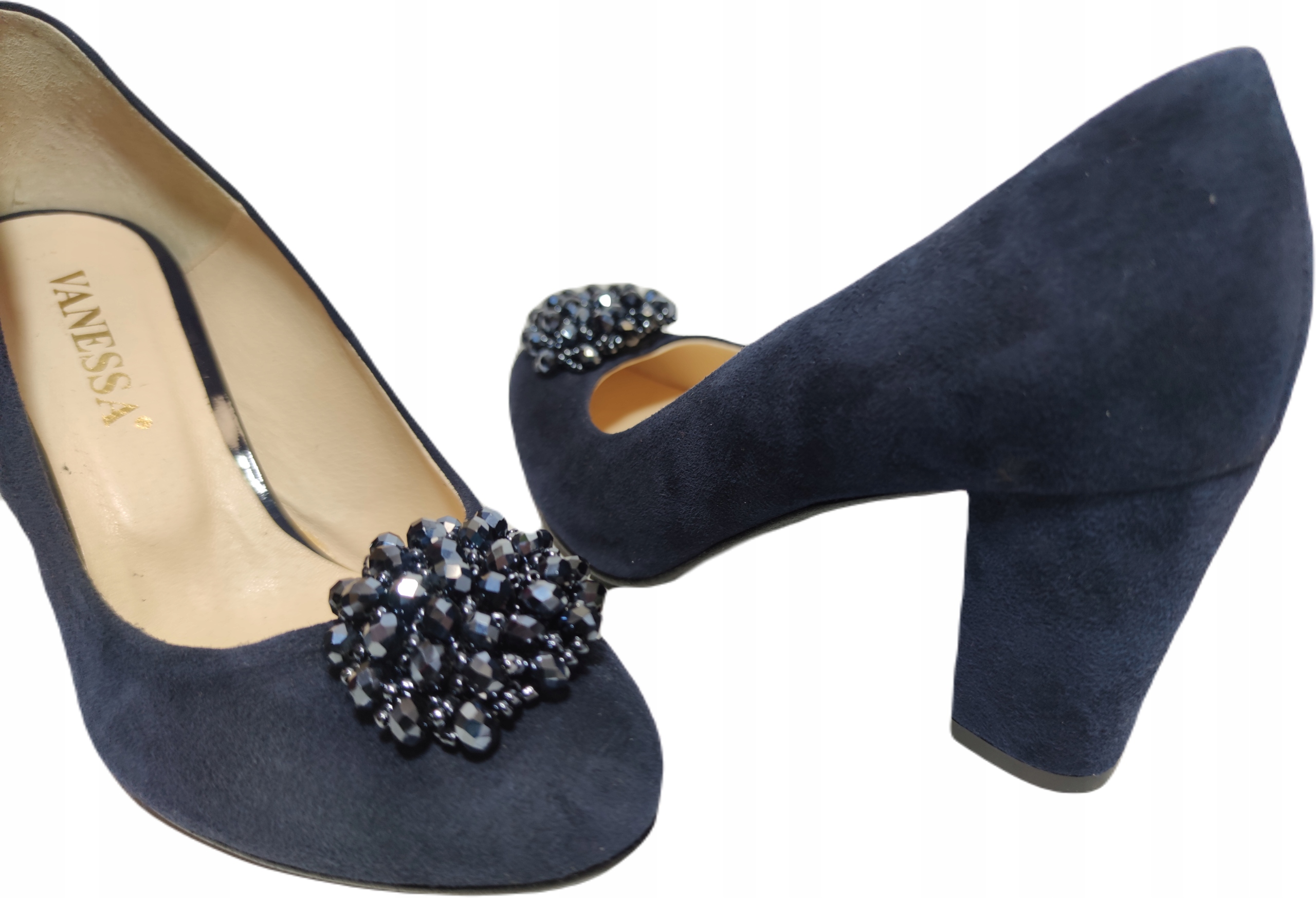 Boty sloupek Ozdoba kůže Vanessa 1255 r40