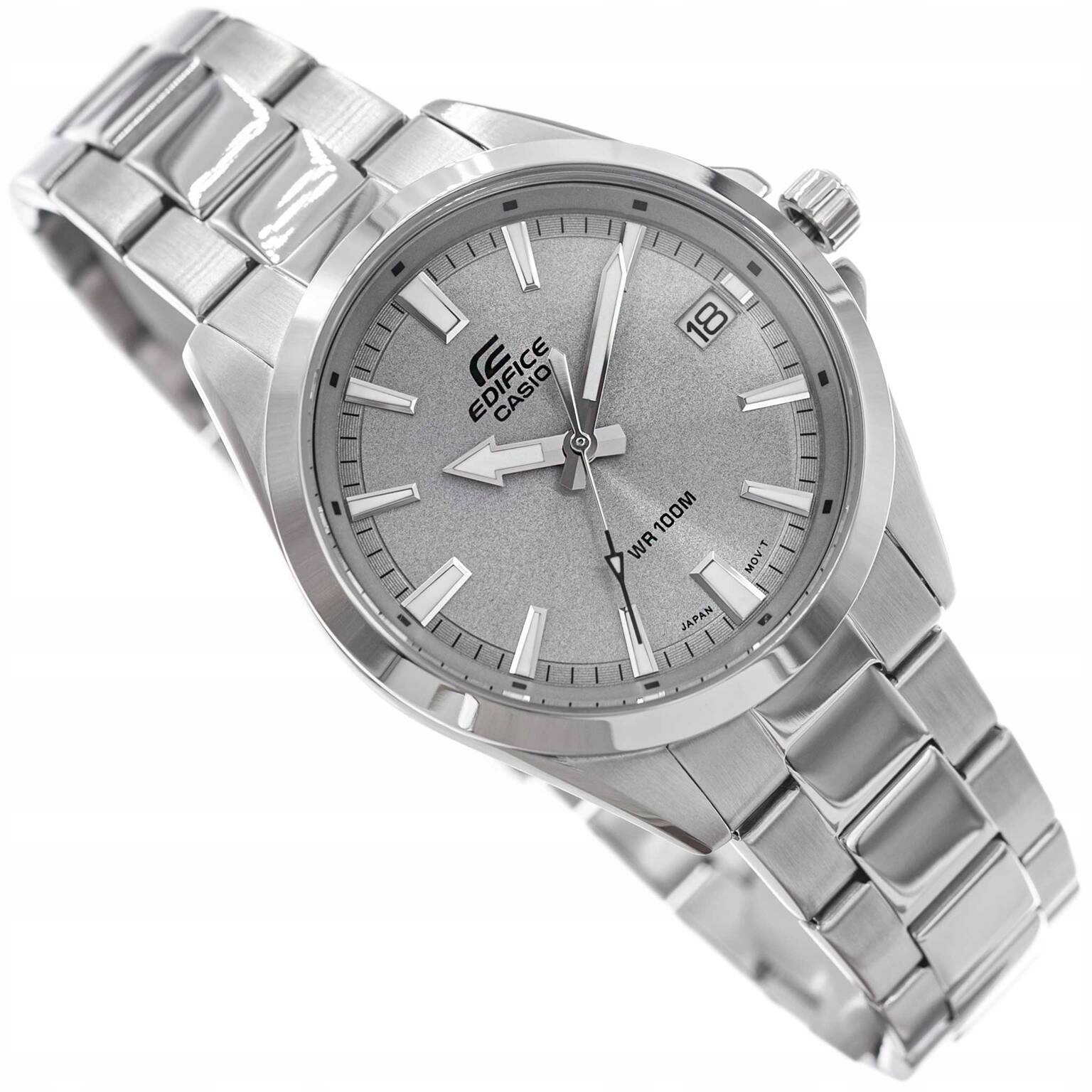 Pánské Hodinky Casio EFV-100D-8AVUEF Edifice 100M Datumovka S Ocelovým Náramkem