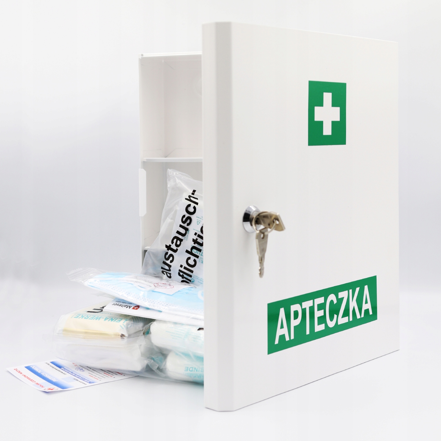 APTECZKA METALOWA PRZEMYSŁOWA ZAKŁADOWA WYPOSAŻONA Rodzaj wisząca / stacjonarna