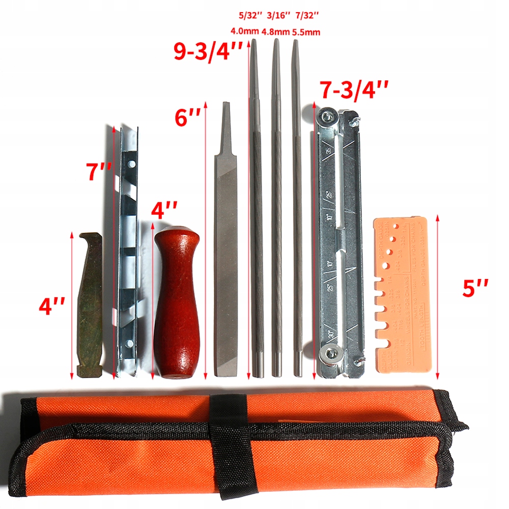 ZESTAW PILNIKÓW DO OSTRZENIA ŁAŃCUCHA DO PIŁ ETUI Kod producenta 6975751871596