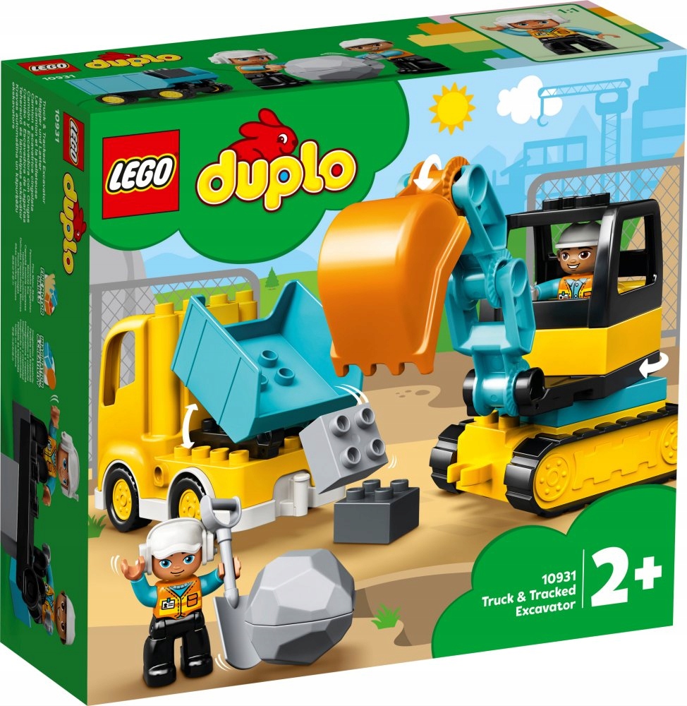 

Lego Duplo Ciężarówka i koparka gąsienicowa 10931