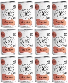 Paka Zwierzaka Pepe Mokra Karma dla Psa Sarna 12x400g