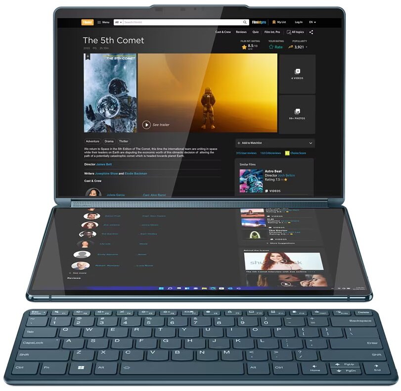 Lenovo Yoga Book 9 13 i7-1355U 2x13,3''-2,8K-OLED-touch 16GB 1TB Evo W11H