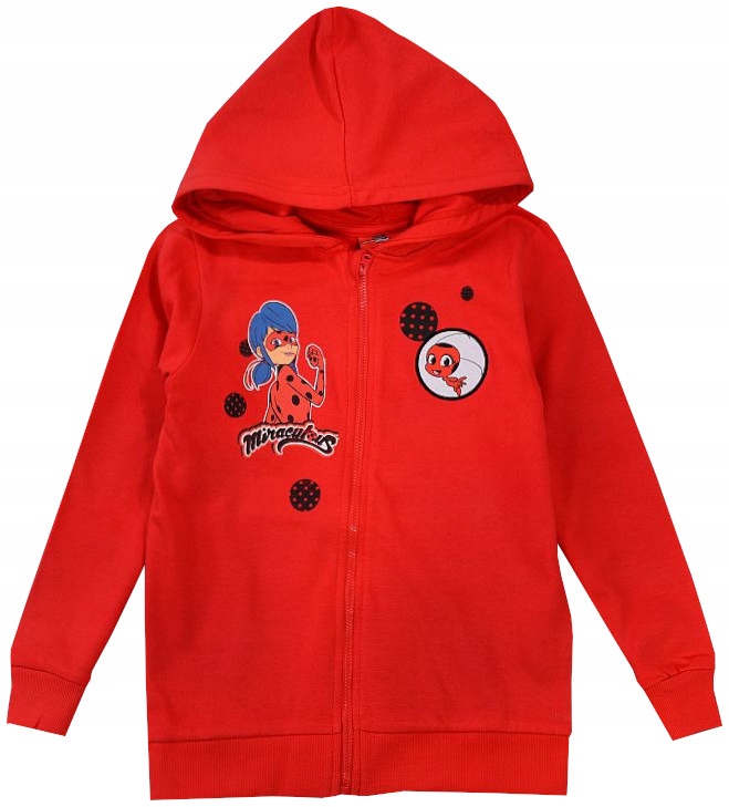 

Bluza Dziewczęca Kaptur Biedronka 116 R005C