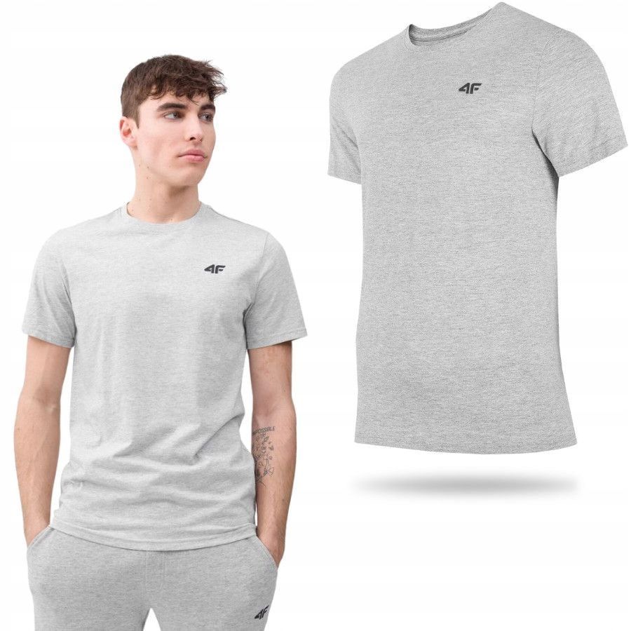 KOSZULKA MĘSKA 4F T-SHIRT PODKOSZULEK BLUZKA SPORTOWA NA CO DZIEŃ