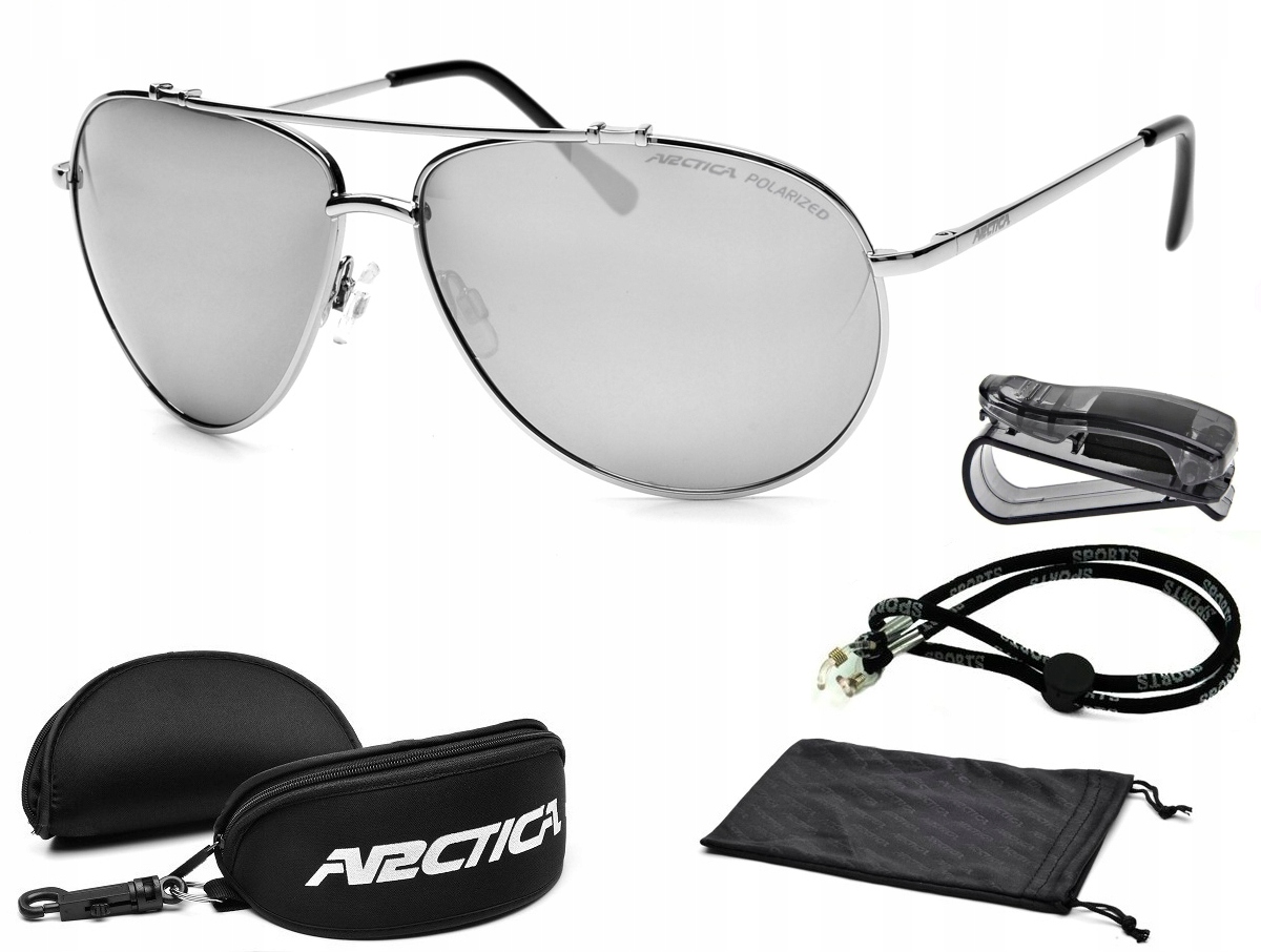 Arctica Okulary S-157 Przeciwsłoneczne Polaryzacyjne Revo Klasyczne Pilotki