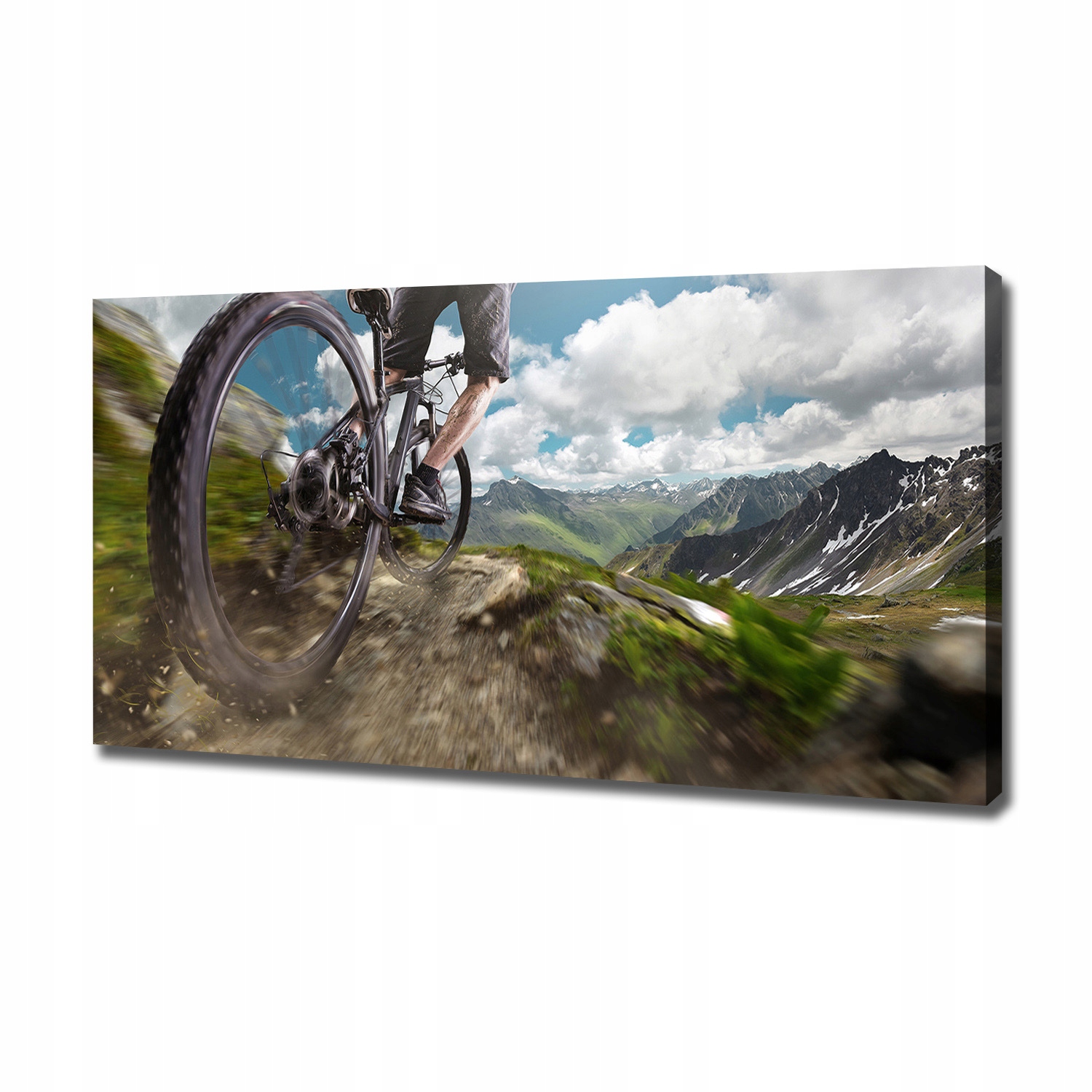 

Foto obraz na płótnie Kolarstwo górskie 120x60 cm