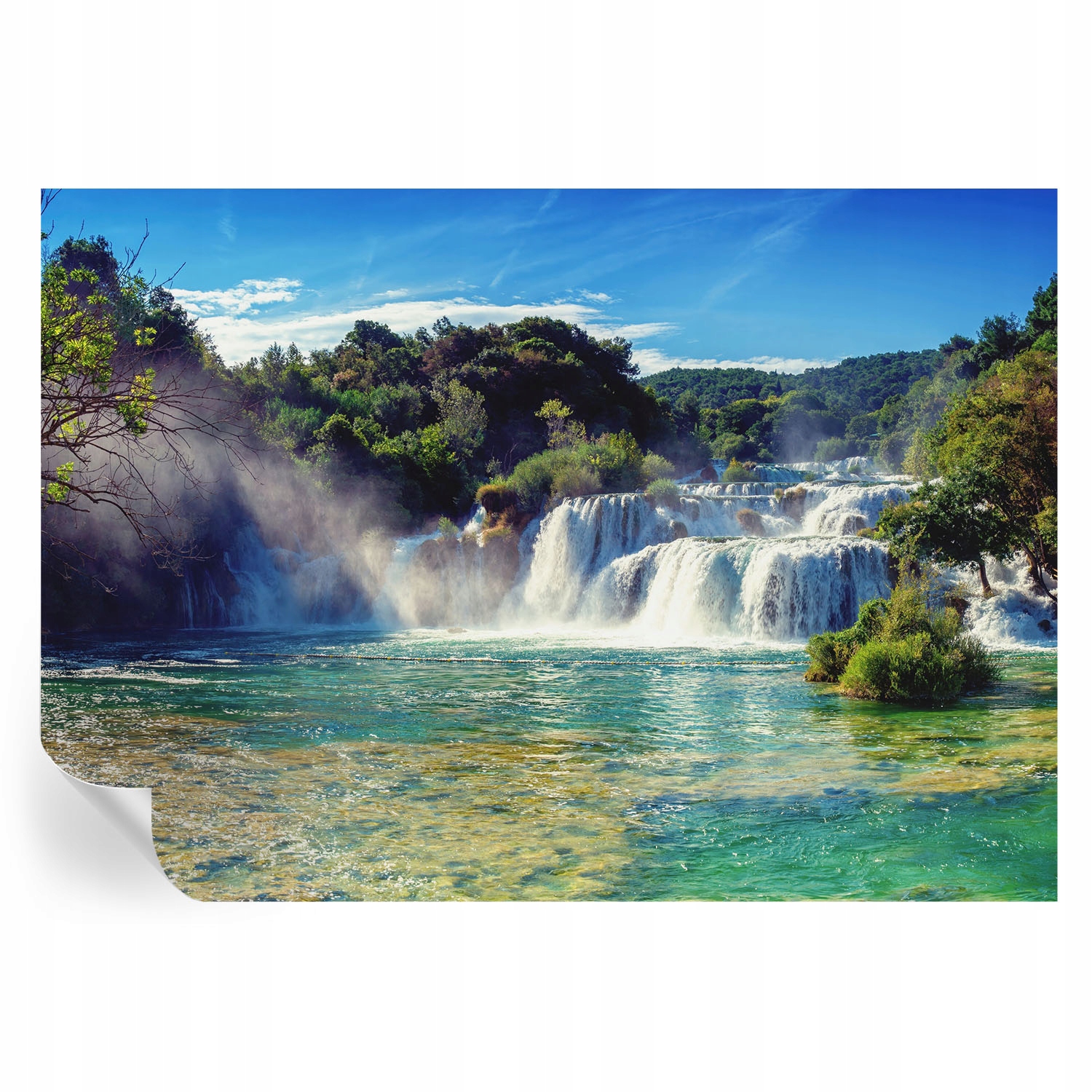Fototapeta Tapeta na zeď Ložnice Obývací pokoj Vodopád krajina 208x146 cm