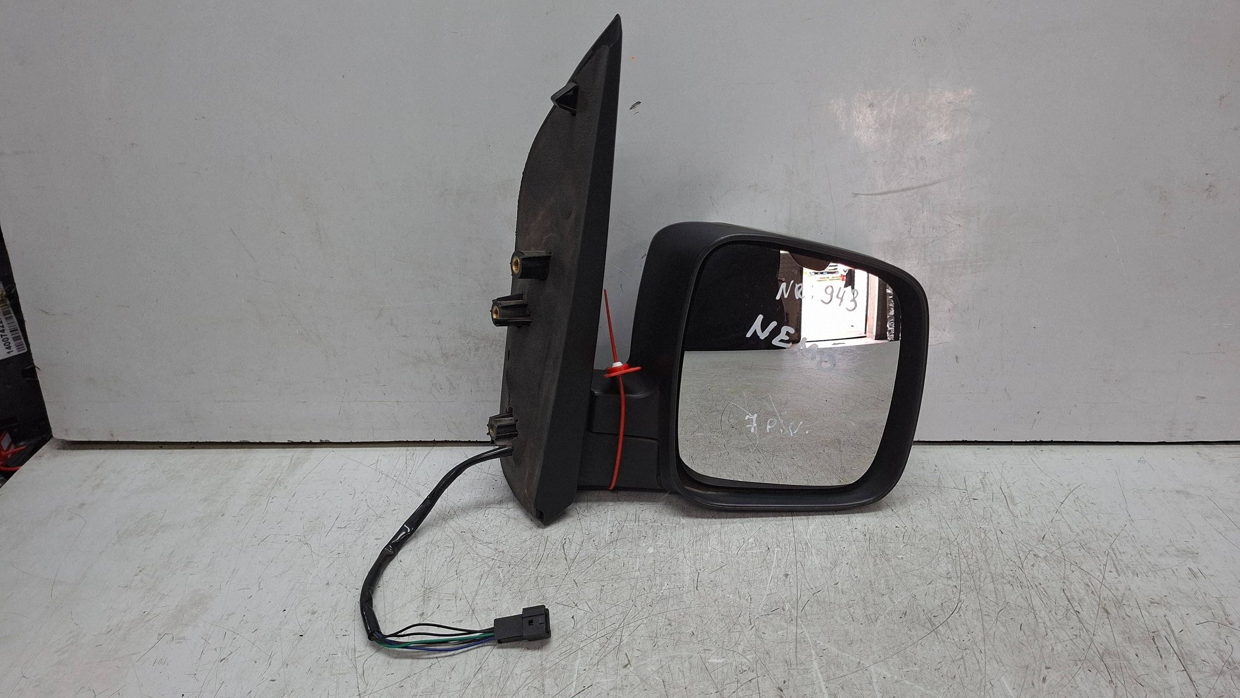 mirror right 7 vertical FIAT FIORINO NEMO QUBO 2007