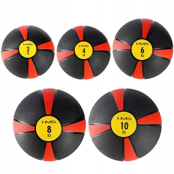 PIŁKA LEKARSKA GUMOWA HMS 8kg DO ĆWICZEŃ CROSSFIT EAN (GTIN) 5907695540031