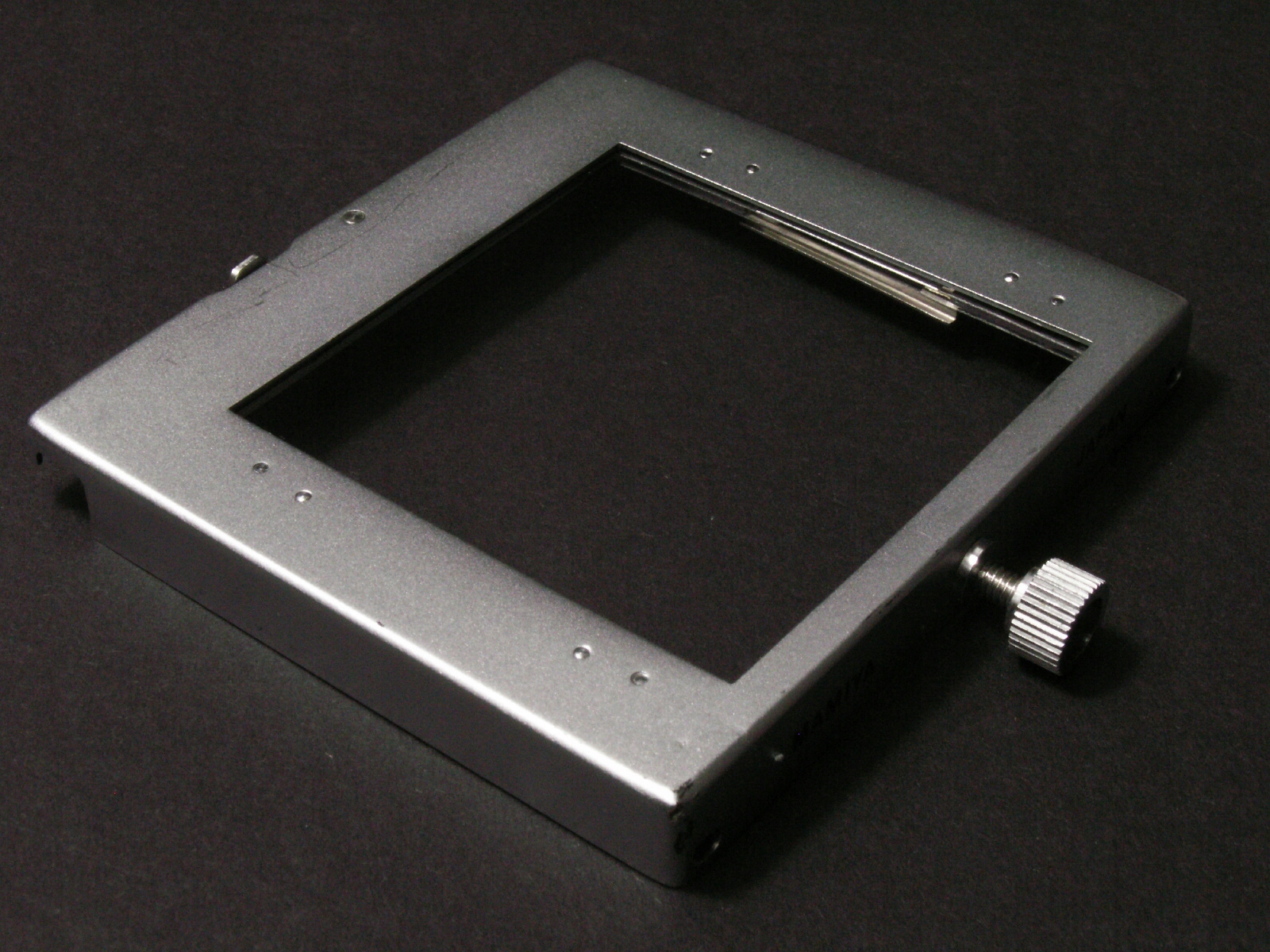 MAMIYA matówka - ramka plus płytka szklana