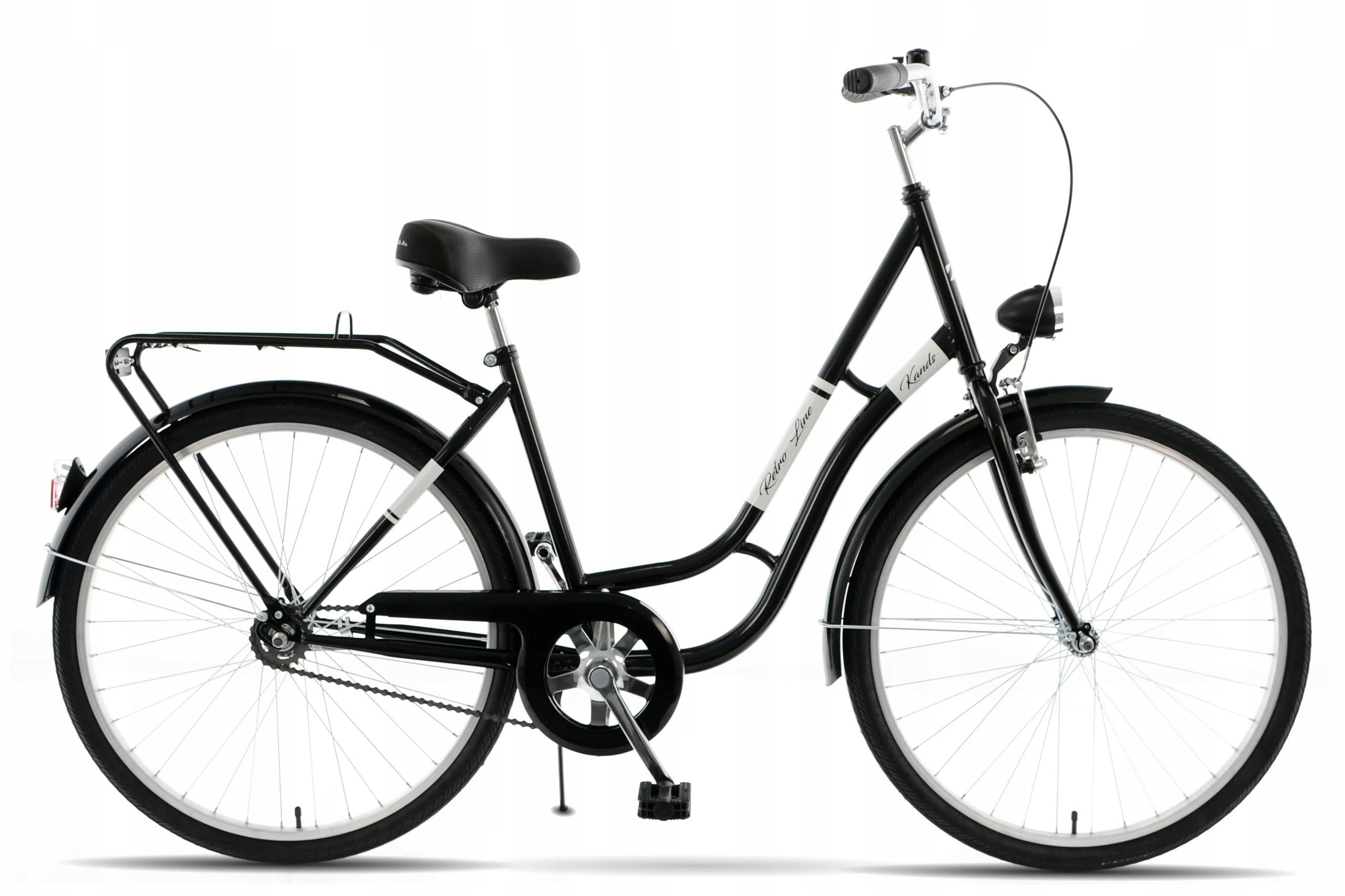 Rower Damski Miejski 26 Kands Laguna Retro Czarny