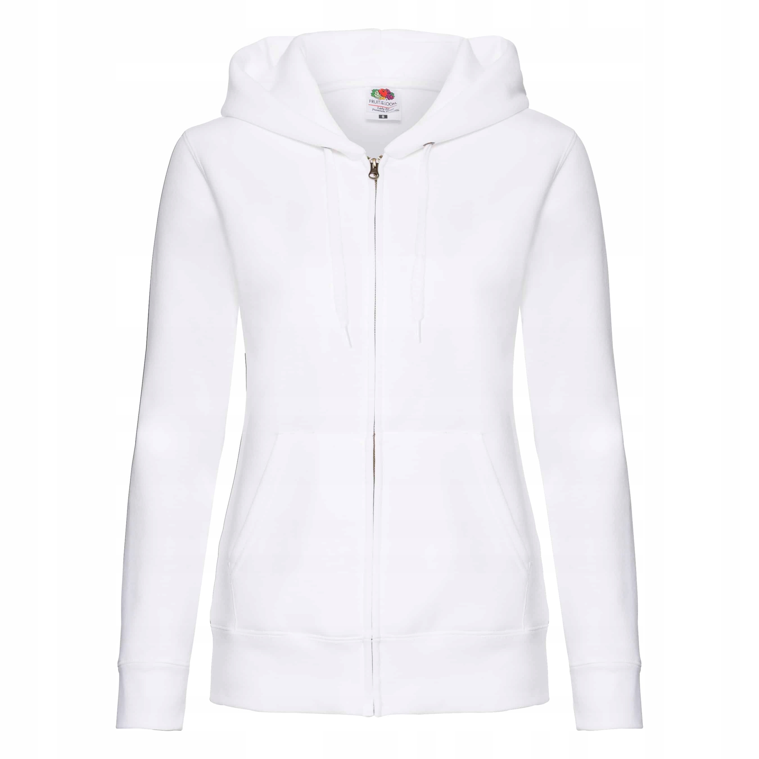 

Bluza rozpinana z kapturem Fruit Loom Biały XL