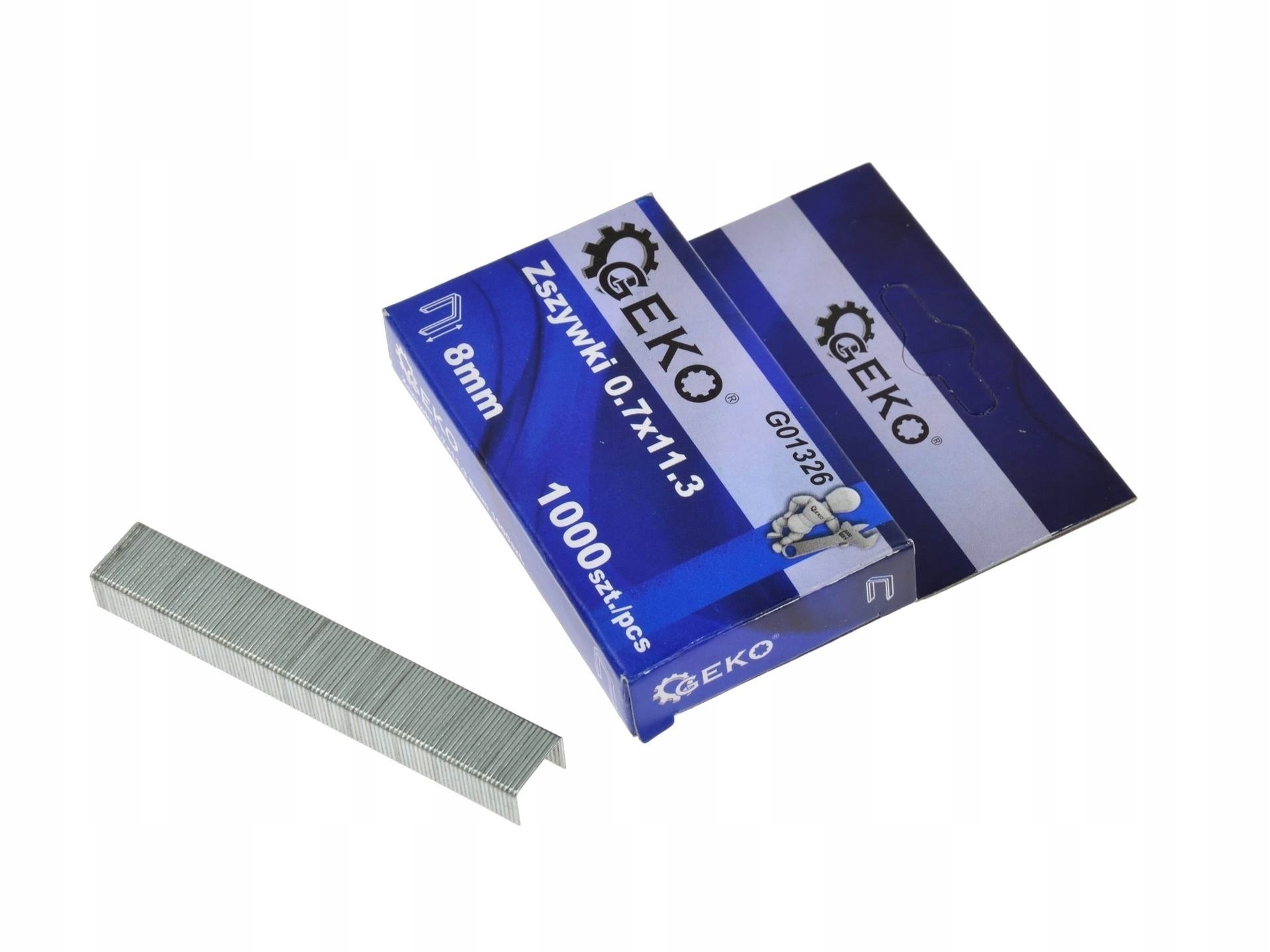 Zszywki 8mm typ A 1000szt. G01326 GEKO