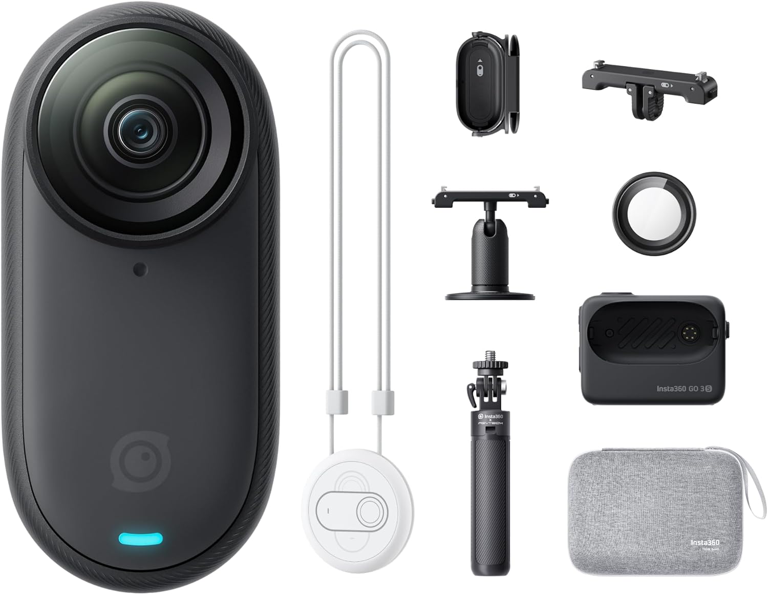 Insta360 GO3S Family Bundle kamera sportowa 4K 140min pracy zestaw podróżny
