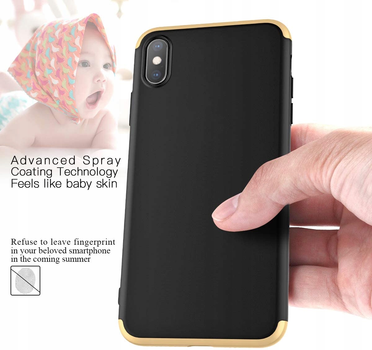 ETUI 360 GKK CASE CARBON DO IPHONE Xs Max Kolor wielokolorowy