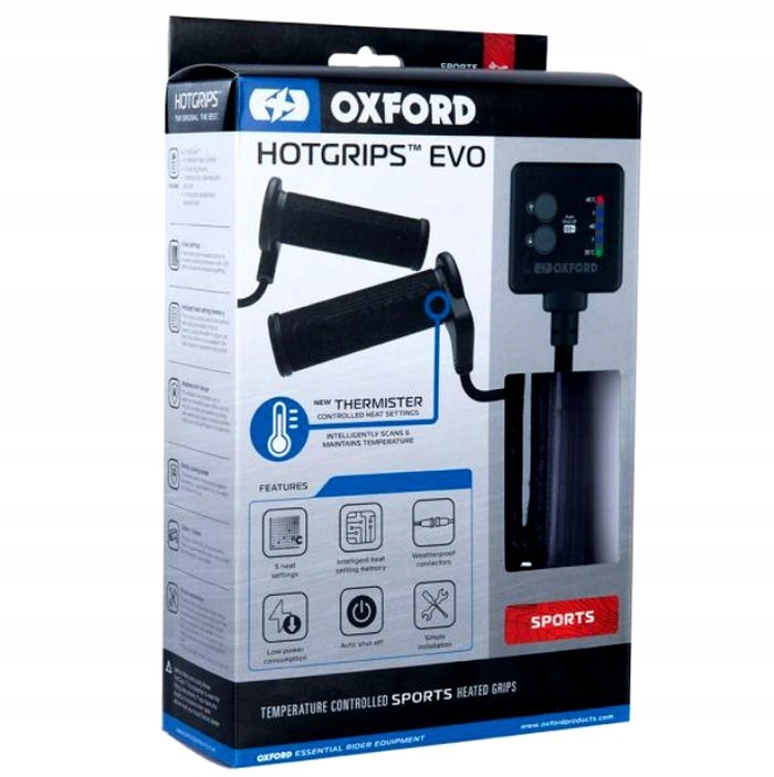 

Podgrzewane Manetki Oxford Evo Sport 22mm