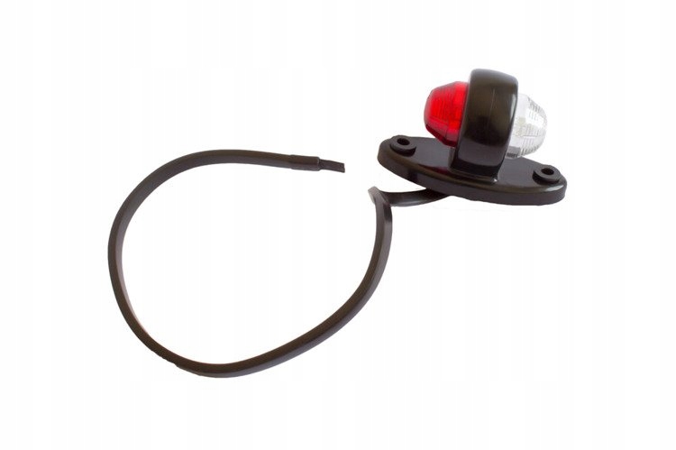 Lampa obrysowa biało-czerwona HORPOL LD 465 LED z przewodem UNIWERSALNA Numer katalogowy części UT00001