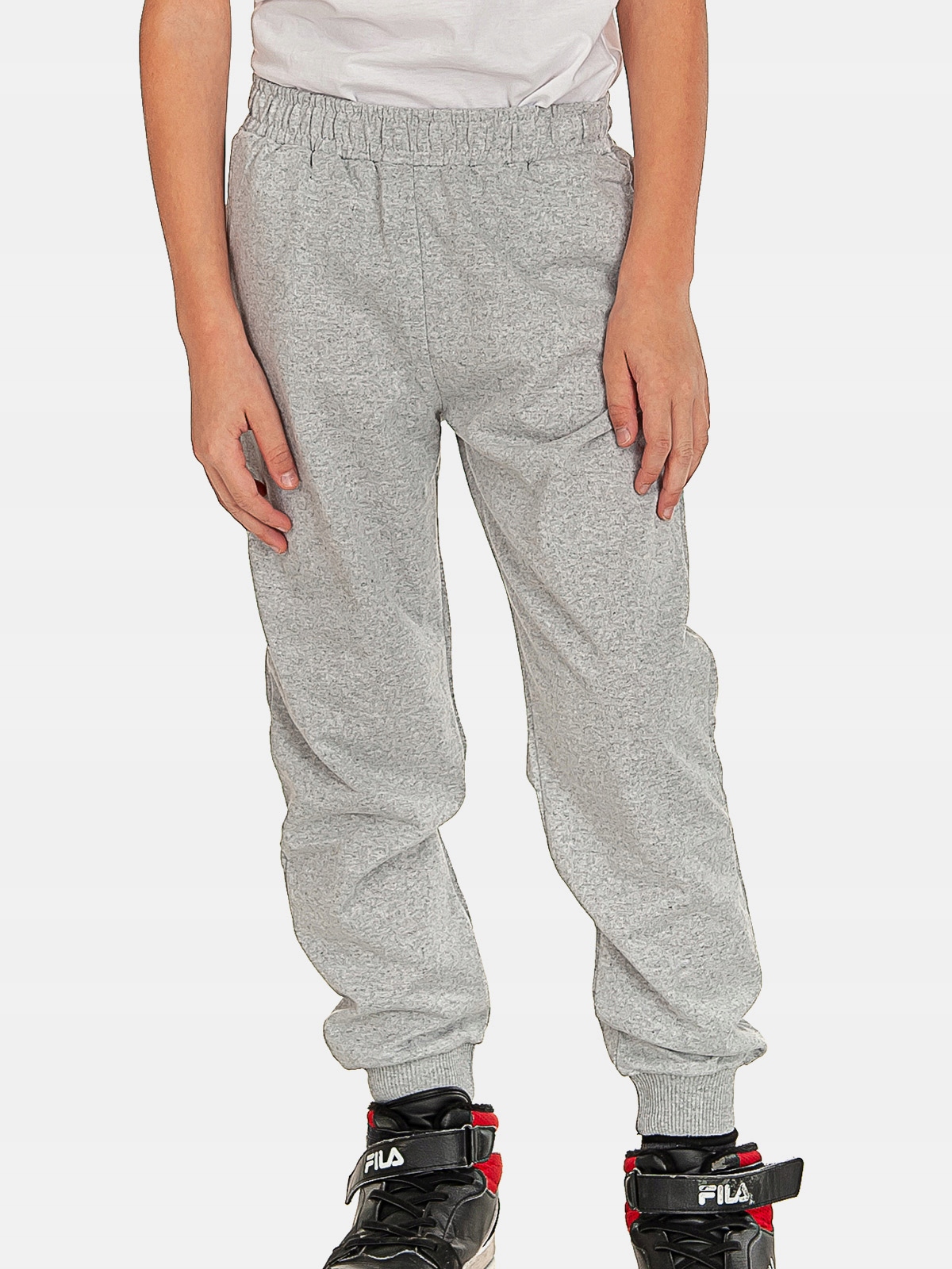 

Spodnie Dresowe Chłopięce Bawełna popiel 140-146