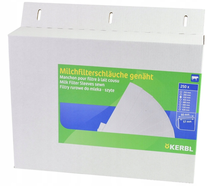 Trubkové Filtry Na Mléko 320X57MM 250 Ks. Kerbl